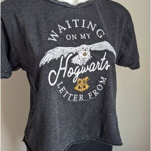 Hogwarts Graphic T-shirt Harry Potter Shirt  Cropped M